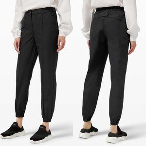 lululemon athletica Black Tapered Track Joggers